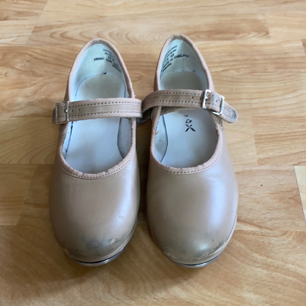 Capezio Mary Jane Tap Shoes—Tan
